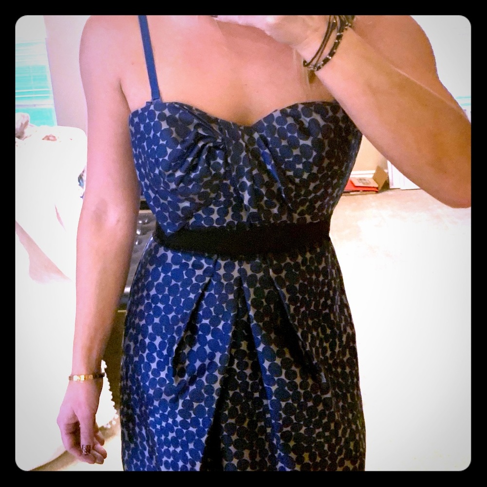 Blue /silver BCBG dress sz 0